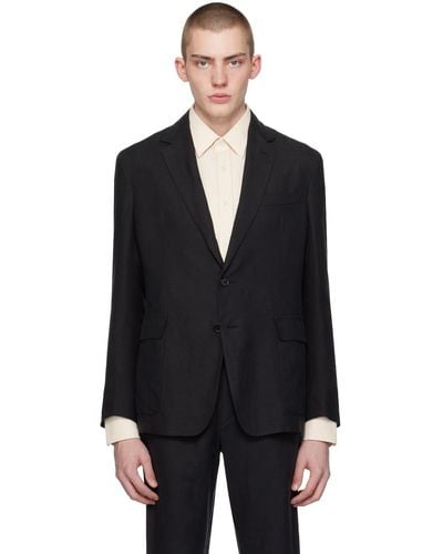 Ralph Lauren Purple Label Ralph Lauren Label Hadley Blazer - Black