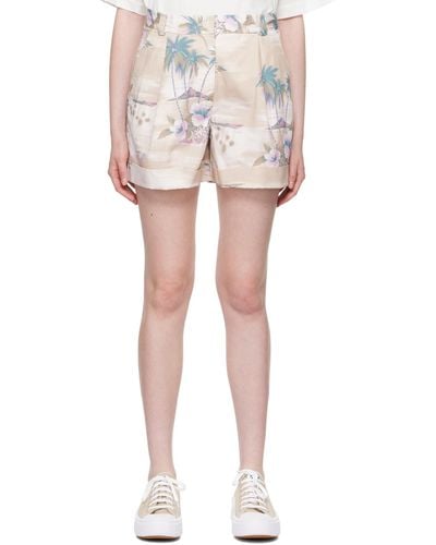 Maison Kitsuné Pleated Shorts - Multicolor