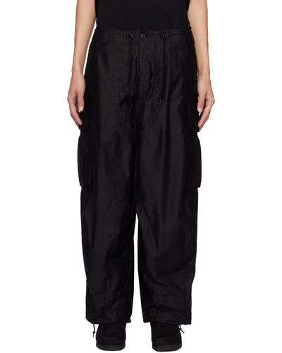 Needles Black H.d. Cargo Trousers