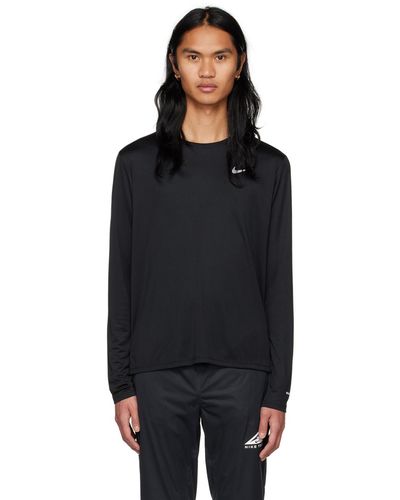 Nike Black Reflective Long Sleeve T-shirt