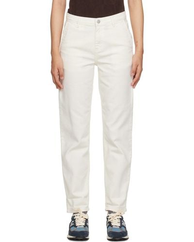 Carhartt White W'pierce Jeans