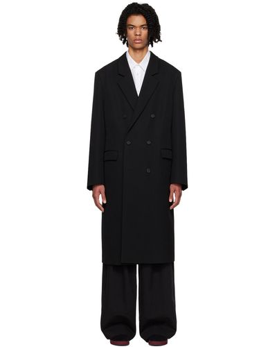 The Row Anders Coat - Black