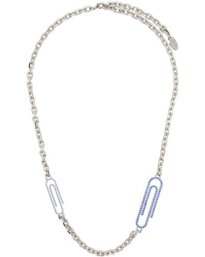 virgil abloh paperclip necklace