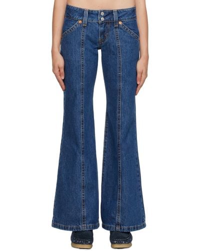 Levi's Indigo Noughties Big Bell Jeans - Blue