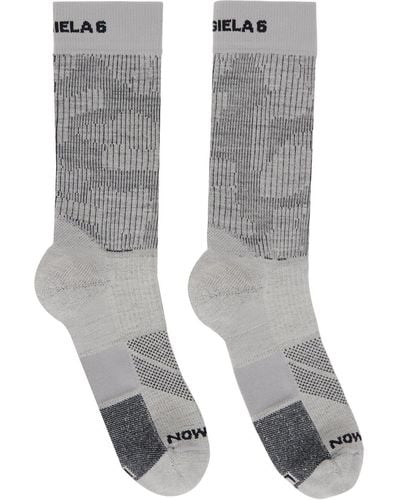 MM6 by Maison Martin Margiela Grey Salomon Edition Ultra Socks