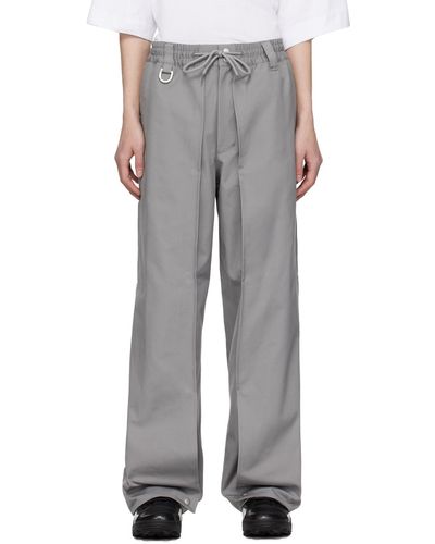 Y-3 Pantalon de travail gris