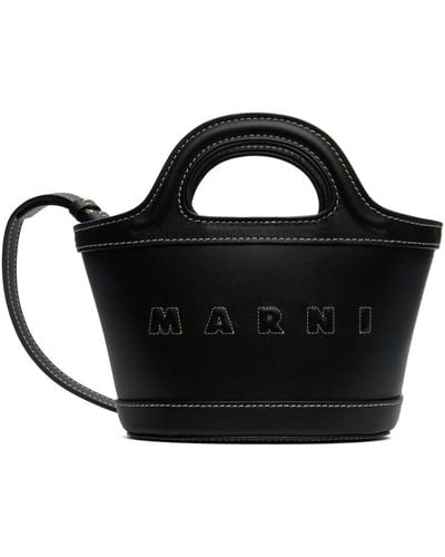Marni マイクロ Tropicalia トートバッグ - ブラック