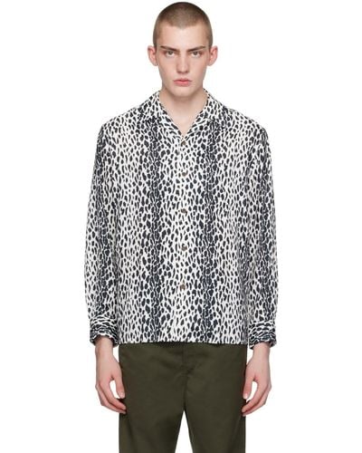Wacko Maria Leopard Shirt - Black