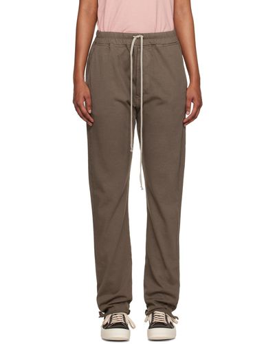 Rick Owens Gray Berlin Lounge Pants - Multicolor