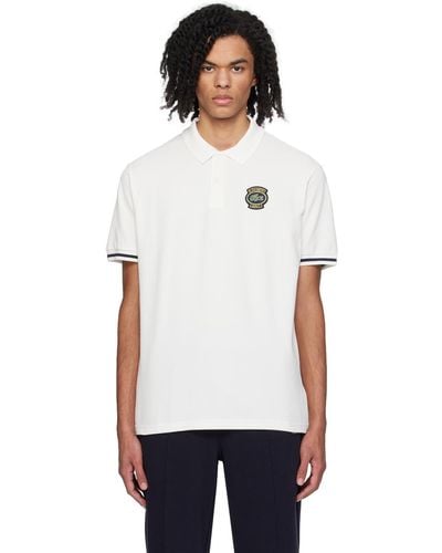 Lacoste White Patch Polo