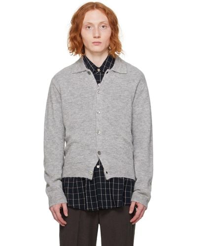 Our Legacy Gray Evening Cardigan