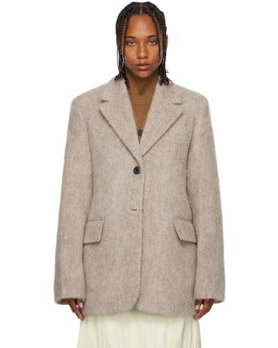 House of Dagmar Taupe Fawn Jacket - Natural