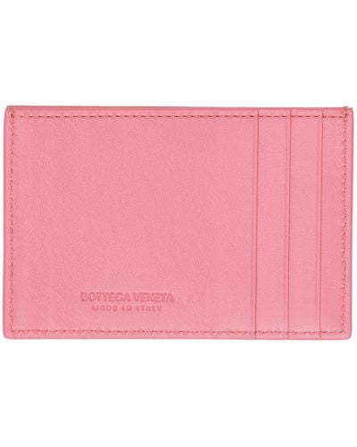 Bottega Veneta クレジットカードケース - ピンク