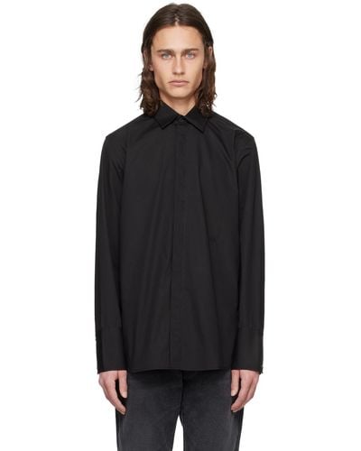 424 Embroidered Shirt - Black
