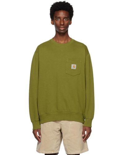 Carhartt Green Pocket Sweatshirt