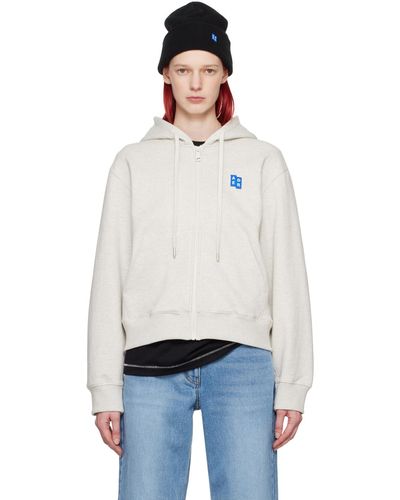 Adererror Significant Trs Tag Hoodie - White