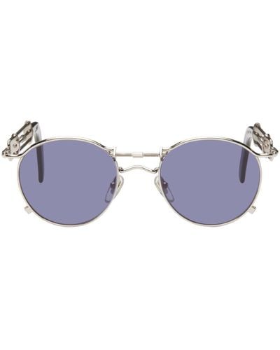 Jean Paul Gaultier Silver 56-0174 Sunglasses - Black