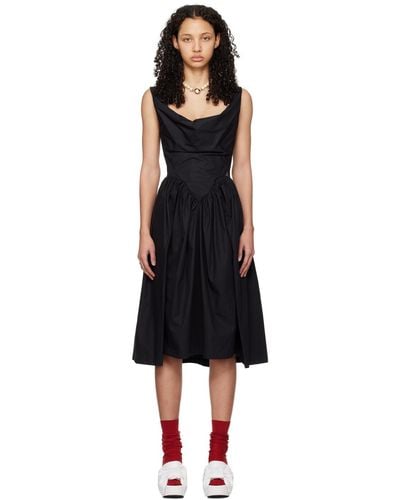 Vivienne Westwood Black Sunday Midi Dress