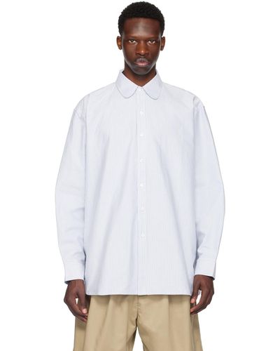 Willy Chavarria Club Collar Shirt - White