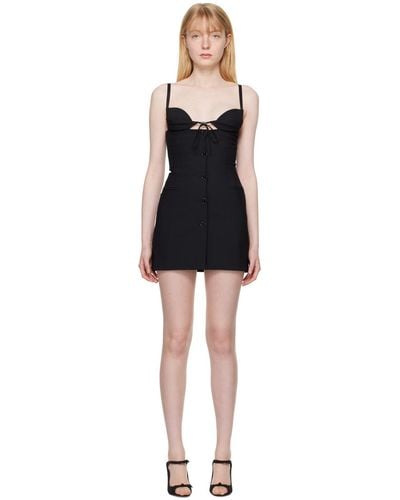 Nensi Dojaka Tailored Minidress - Black