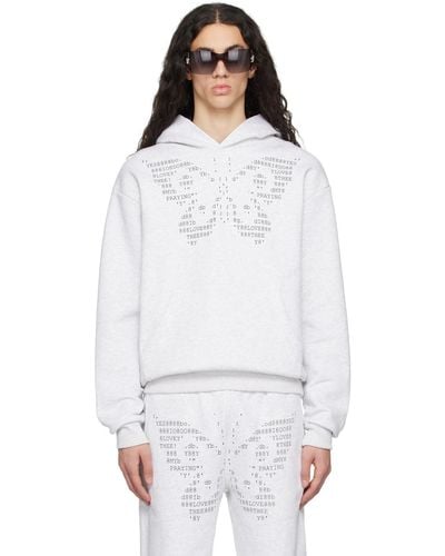 PRAYING Butterfly Hoodie - White