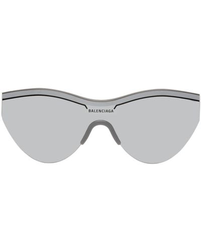 Balenciaga Gray Bat Sunglasses - Black