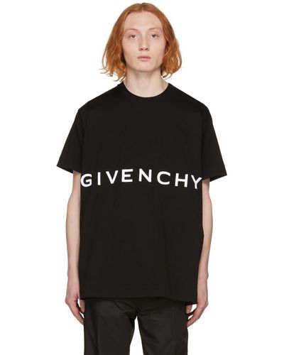 Givenchy T-shirt slim embroid nero - Noir