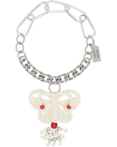 Chopova Lowena Butterfly Necklace - Metallic