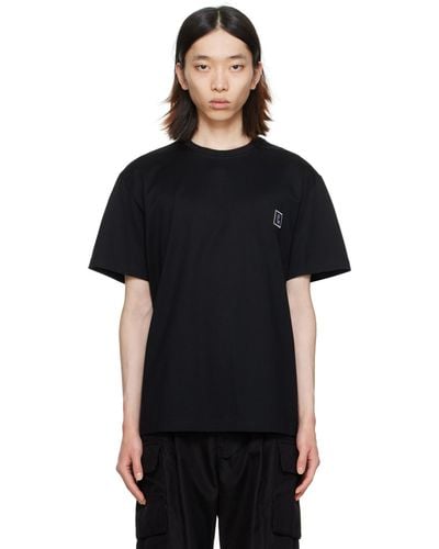 WOOYOUNGMI ロゴプリント Tシャツ - ブラック