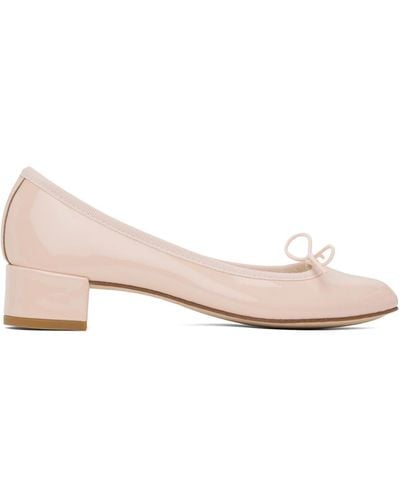 Repetto Pink Camille Heels - Black
