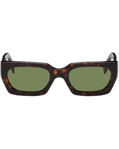Retrosuperfuture Shell Teddy 3627 Sunglasses - Green