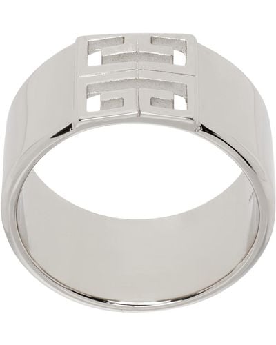 Givenchy Silver 4g Ring - Metallic