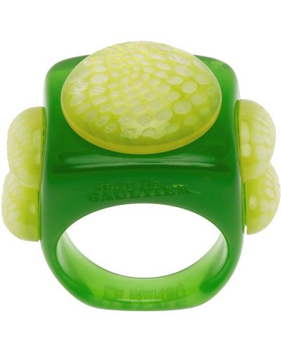 Jean Paul Gaultier Green La Manso Edition 'la Verde Botella' Ring