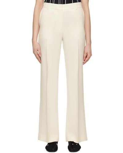 Totême Relaxed-Fit Trousers - Natural
