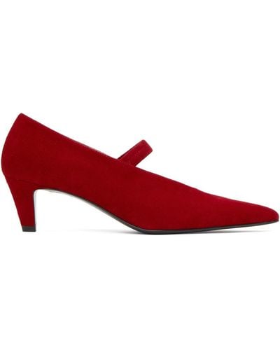 Totême 'the Mary Jane' Pumps - Red