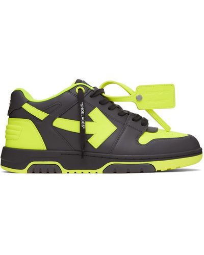 Off white black outlet yellow sneakers
