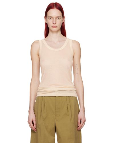 Lemaire Off- Seamless Tank Top - Multicolour