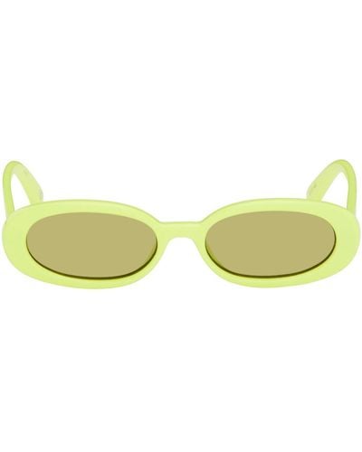 Le Specs Outta Love Sunglasses - Green