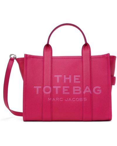 Marc Jacobs 'The Leather Medium' Tote - Pink