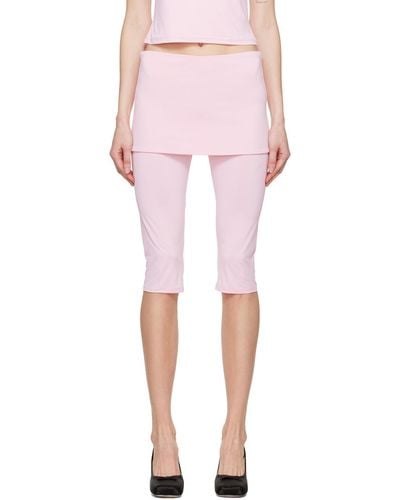 Sandy Liang Solow Shorts - Pink