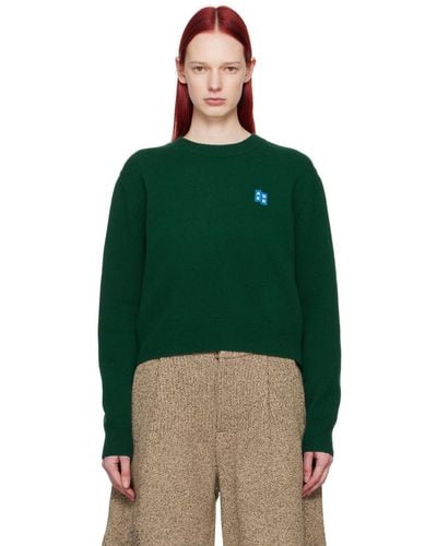 Adererror Significant Trs Tag Sweater - Green