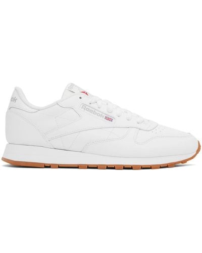 Reebok ホワイト Classic Leather スニーカー - ブラック