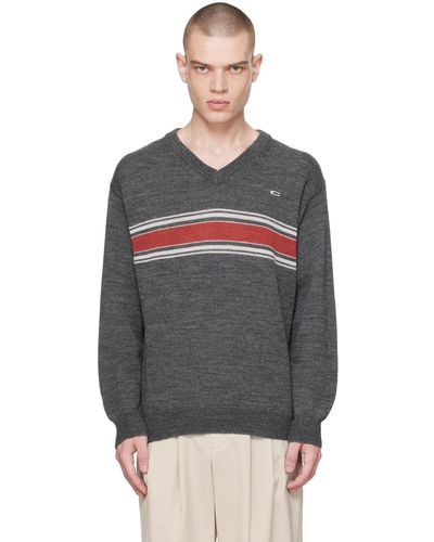 Commission Stripe Sweater - Black