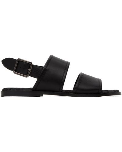COACH Two Strap Sandals - Black