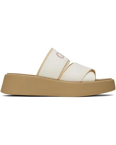 Sandales plates Chlo pour femme R ductions en ligne jusqu 30