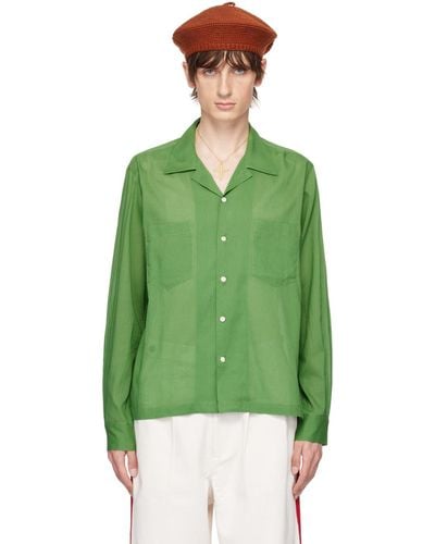 Bode Boxy Shirt - Green