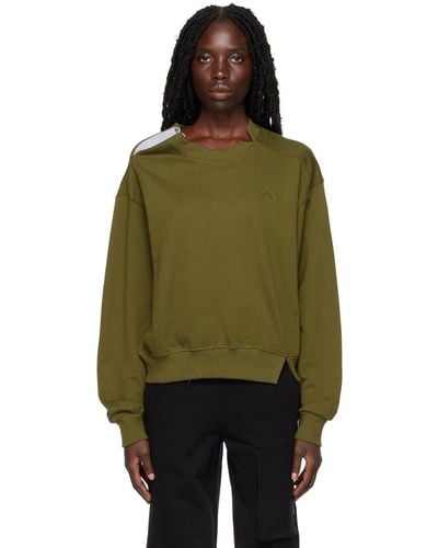Spencer Badu Side Zip Sweater - Green