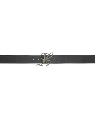 LUAR Monogram Belt - Black