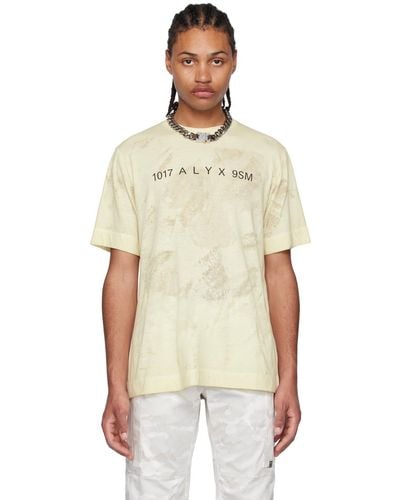 1017 ALYX 9SM Off-white Translucent T-shirt - Natural
