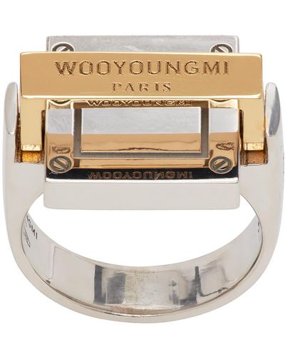 WOOYOUNGMI Regent Tilt Ring - Metallic